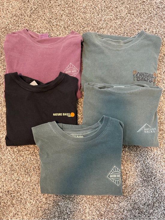Nature Backs Other - Lot of 5 Nature Backs Comfort Colors Shirts 2x